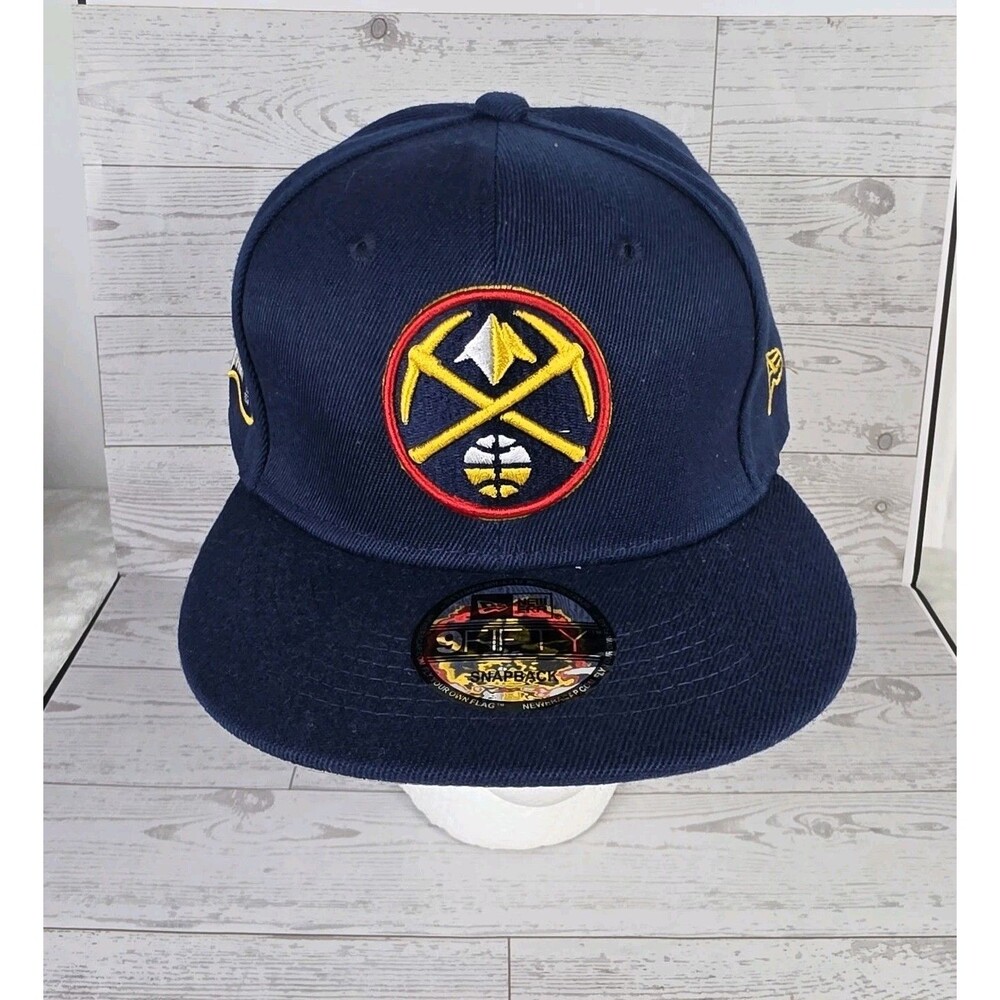 NBA Denver Nuggets Men's New Era 59FIFTY 7 1/2 Fitted Hat Cap Blue